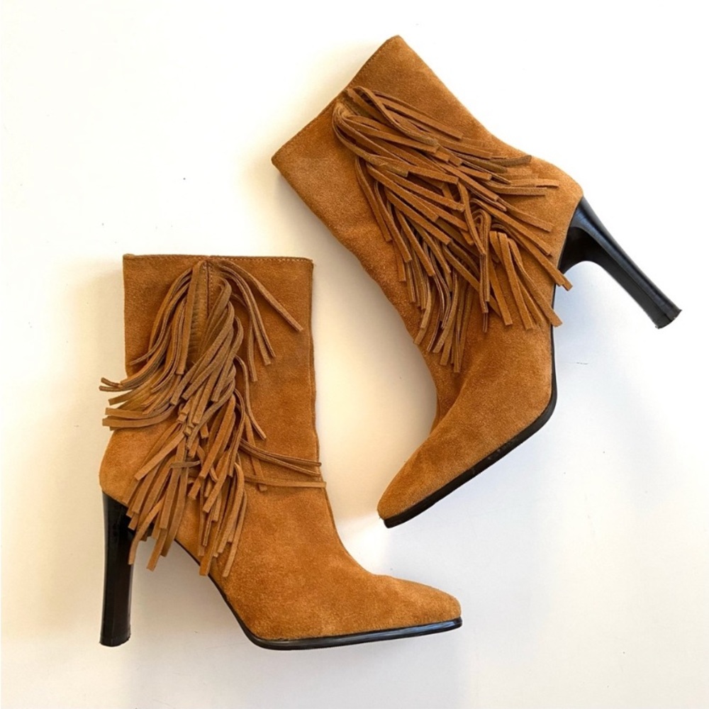 NWOT festival suede fringe festival boots - Picture 2 of 7